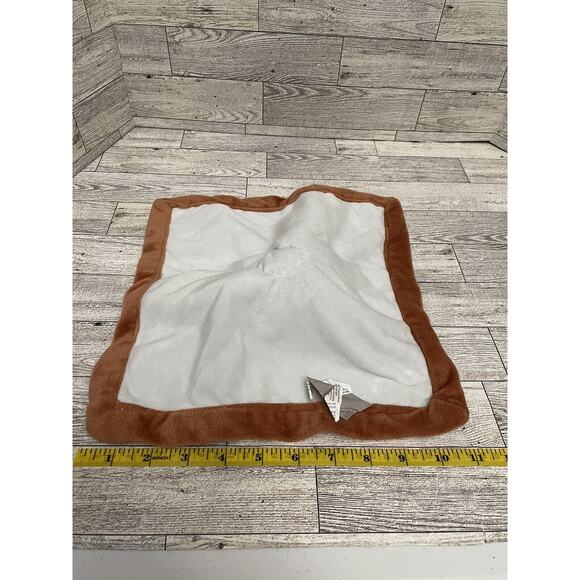 Levtex Fox Baby Lovey Brown Gray Geometric Security Blanket Orange - Picture 4 of 5